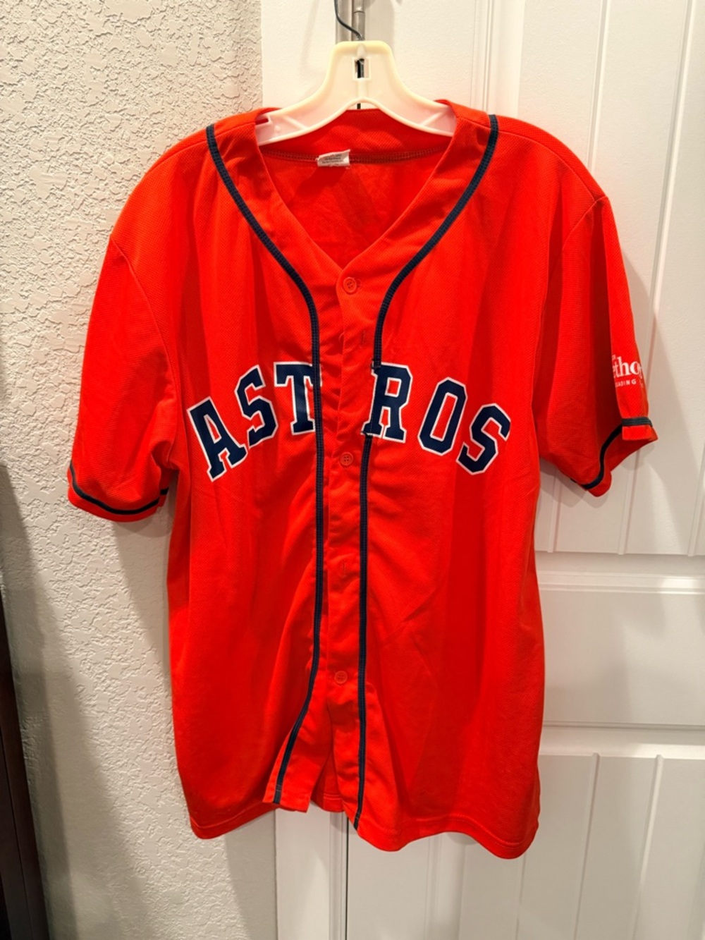 Astros Baseball Jersey - Team Logo Button-Up